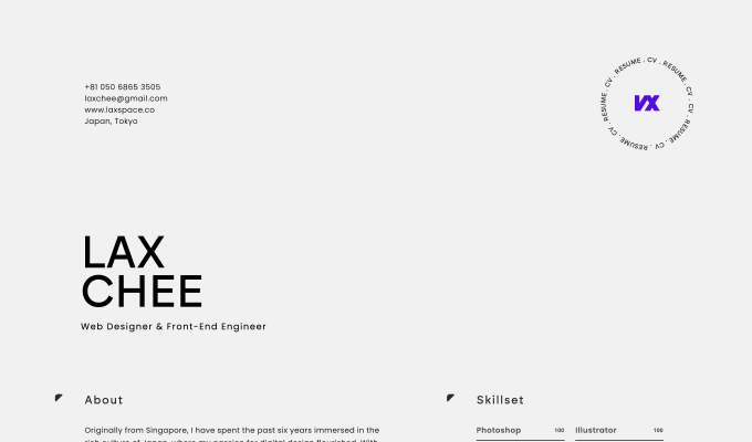 Resume preview